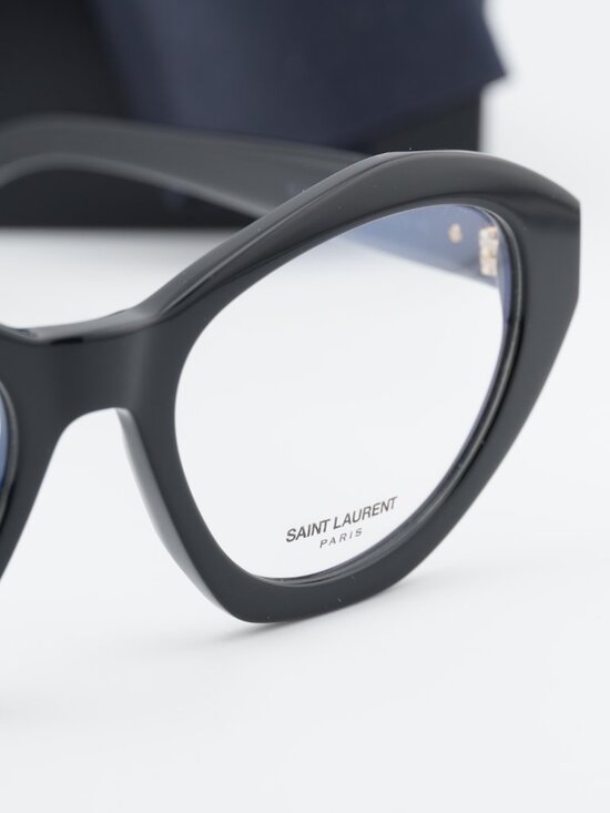 Saint Laurent SL M60 OPT 001 Cat Eye Eyeglasses – Black 54mm main image 4